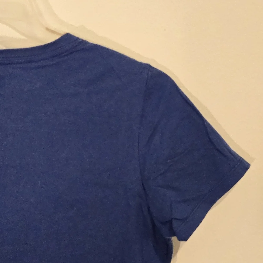 Nike Blue Kansas City Royals KC Logo  T-Shirt Size Medium - Picture 7 of 9